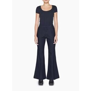 Frame $348 Petite Pixie Pleat Denim Pants Sz 26